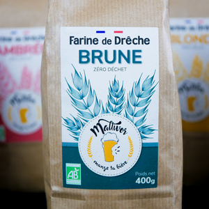 Farine de Drêche de Bière Brune BIO - 400 g