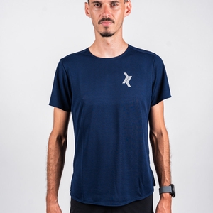 T-shirt Homme AERA Bleu 1.63 kgCo2eq - Made in France et recyclé