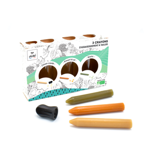 Coffret Découverte - 3 crayons : Citron confit (Bio) + Basilic (Bio) + Piment & ail (Bio)