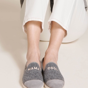 Chausson femme Mama Cool x émoi émoi, gris