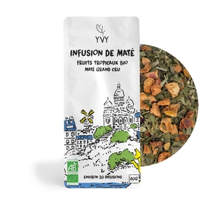 Infusion de Maté Fruits Tropicaux BIO - 80g