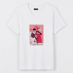 T-shirt illustré Tarot de Marseille - L'Amoureuse 💕