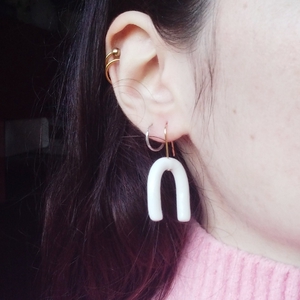 Boucles d'oreilles - Chiara en Porcelaine