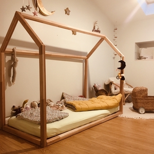 Lit Cabane Montessori "Petit Bambin" 70x160