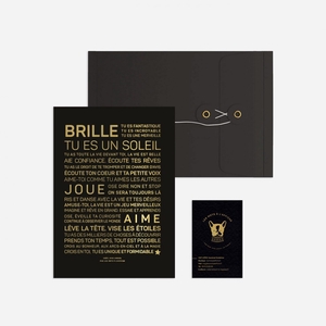 Affiche Letter press : "Brille"