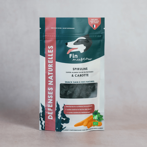 Friandises pour chien à la spiruline et à la carotte