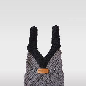 TOP BAG Crochet -  bicolor