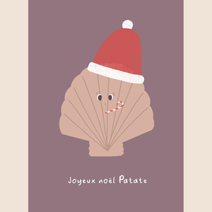Carte Joyeux Noël Patate
