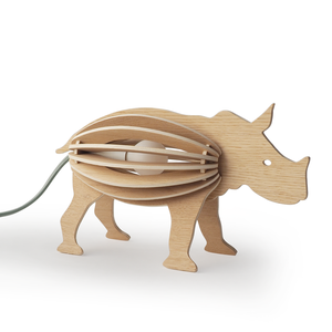 Lampe enfant rhinocéros - ZOOO Savane