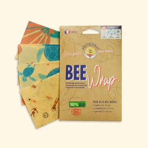 Bee Wrap x3 - 100% bio - océan