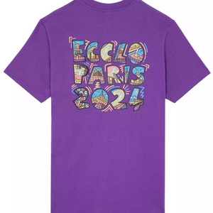 T-shirt mixte Ecclo Paris 2024 Violet