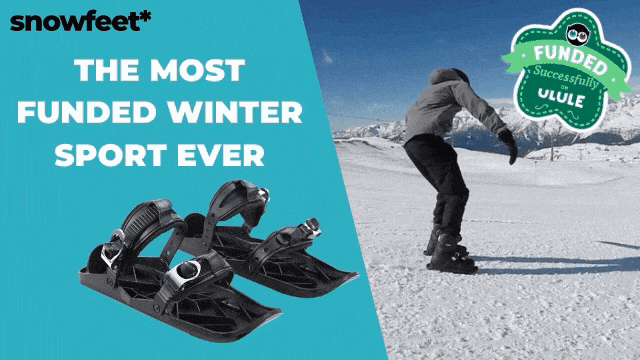 Snowfeet PRO - Mini Ski Skates - Pro Model