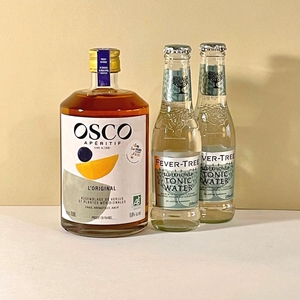 Kit cocktail Kirosco : OSCO L'Original bio (70cl) & sodas fleur de sureau (2x 20cl)