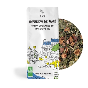 Infusion de Maté - Citron Gingembre BIO - 80g