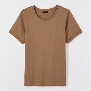 T-shirt coton camel