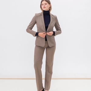 Pantalon tailleur Berlin - Marron Glacé