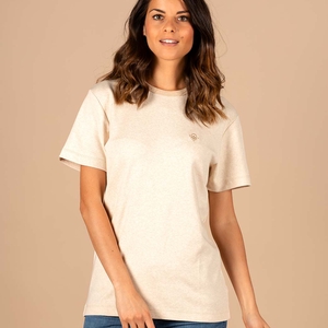 T-shirt femme Misti en coton bio non teint