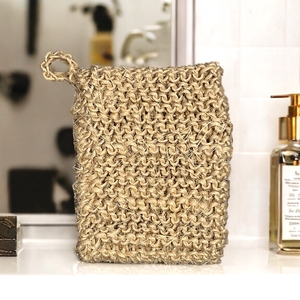 Pochette à savon 3-en-1 en sisal