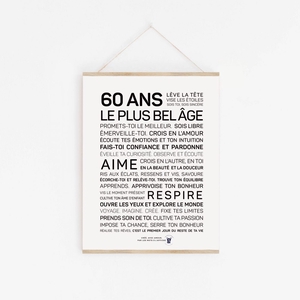 Affiche "60 ans"