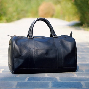 Sac Weekend DIEGO Cuir Noir