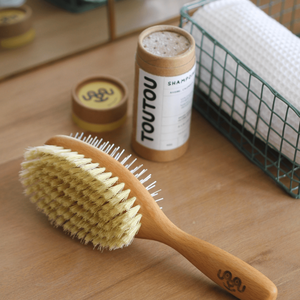 Shampoing sec & Brosse double face