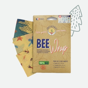 Bee Wrap x3 - 100% bio - océan