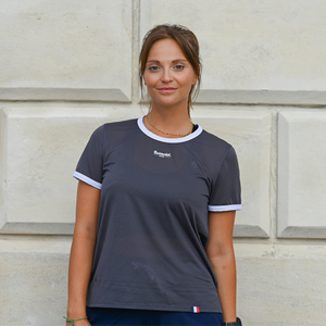 T-shirt Running Français - Le Réglo - Blanc - Femme