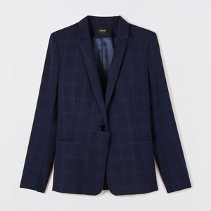 Veste tailleur Paris - Tartan Bleu