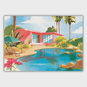 Puzzle 1000 pièces - The Palm Springs Oasis