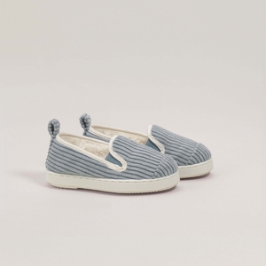 Chausson enfant velours, ciel