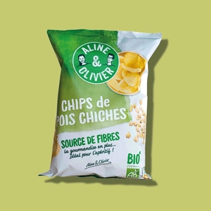 BIO : chips pois chiches - lot de 12