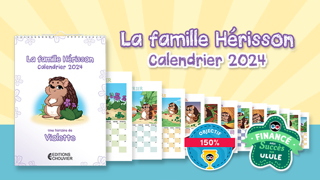 Grand calendrier mensuel famille organisée 2024 - Livre